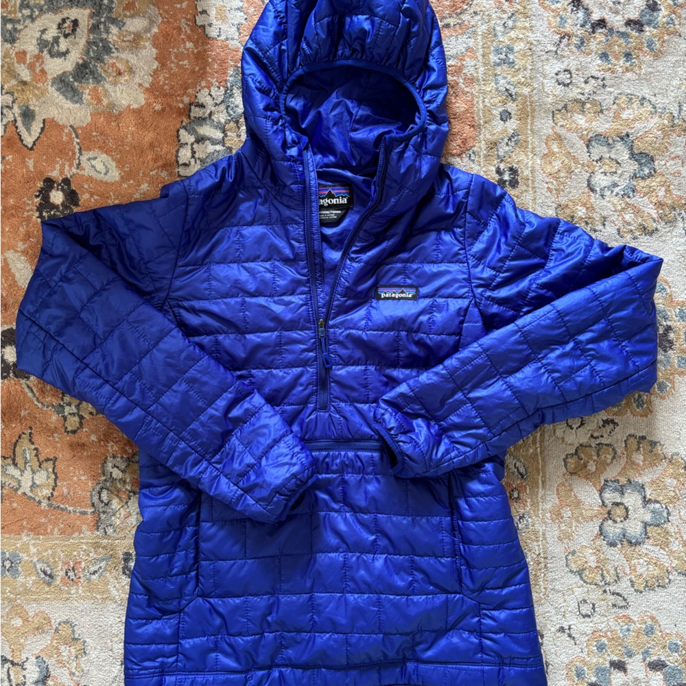 Women’s Nano Puff Bivy Pullover XS Cobalt Blue - Picture 2 of 4
